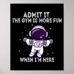 Poster Camiseta Divertida de Academia Admite A academia é