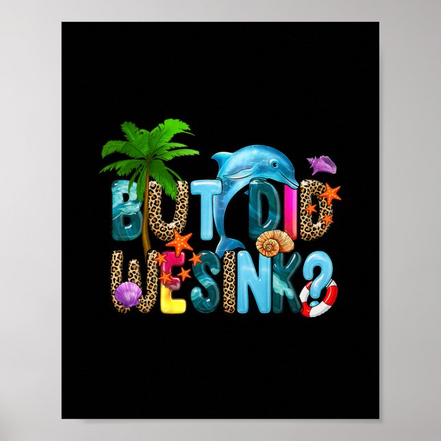 Poster Camiseta Divertida de Cruzeiro. Mas Nós Afundamos  (Frente)