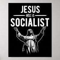 Camiseta Divertida Jesus Era Um Socialista Jesus R