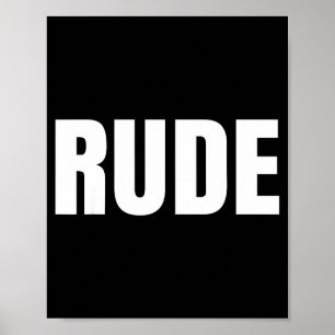 Poster Camiseta Diz Grosseiro - Moda Divertida de Uma Pal