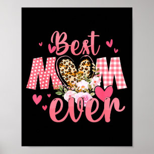Poster Camiseta do dia das mães de filha para mãe mulhere