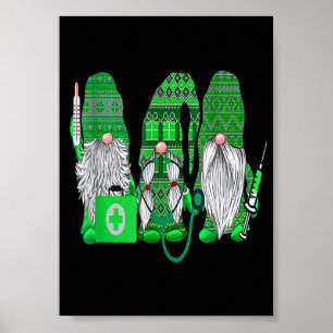 Poster Camiseta do Dia de São Patrício das Enfermeiras Gn