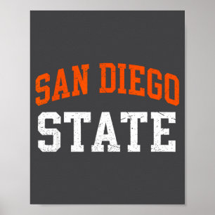 Poster Camiseta do Estado de San Diego Usa Design Amante
