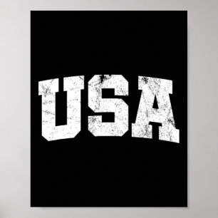 Poster Camiseta dos EUA Estados Unidos da América 4 de Ju