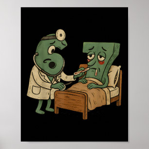 Poster Camiseta engraçada 67 meme doente número sete