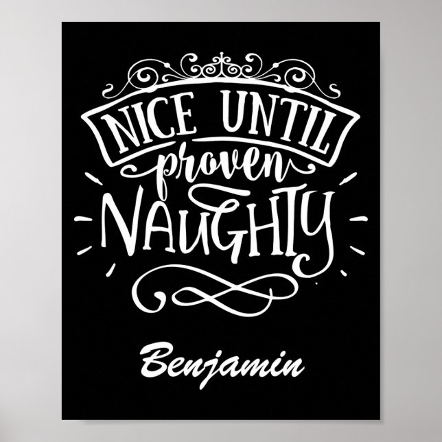 Poster Camiseta Engraçada Boa Até Provada Travessa  (Frente)