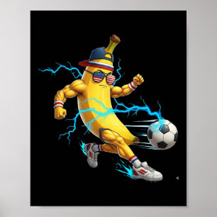 Poster Camiseta engraçada de jogador de futebol Nana Cool