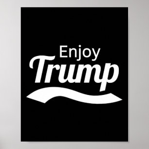 Poster Camiseta engraçada do papai em casa aproveite Trum
