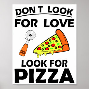 Poster Camiseta Engraçada Pizza Fatia Lover Hilário Cit