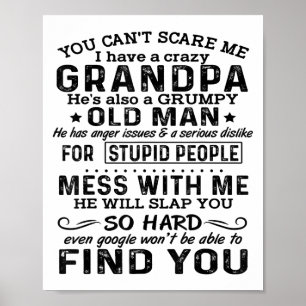 Poster Camiseta Engraçada Você não pode me matar Eu tenho