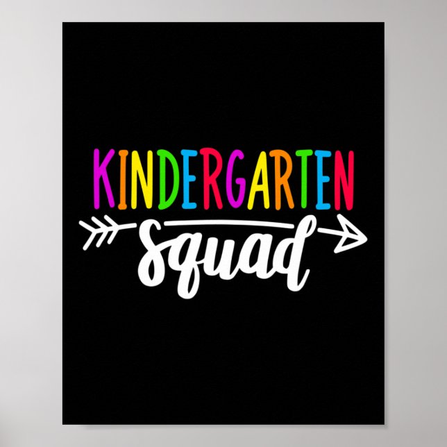 Poster Camiseta Equipe Infantil Maternal Professora Volta (Frente)