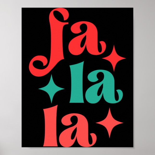 Poster Camiseta Fa La La Festiva de Tygraphy de Férias  (Frente)