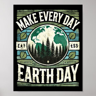 Poster Camiseta Faça Todo Dia Dia Da Terra