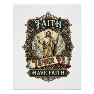 Pôster Camiseta Famílias Multiculturais Bilíngues Jesus F