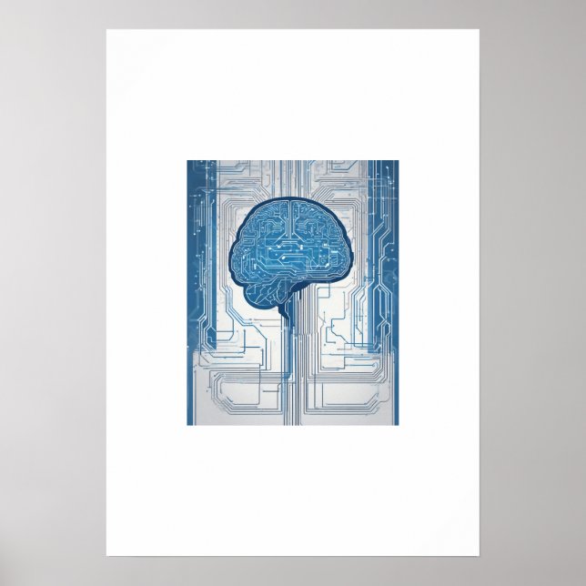 Poster Camiseta Geométrica Código do Desenvolvedor para S (Frente)