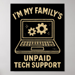 Poster Camiseta Gráfica Divertida Amante da Tecnologia Ge
