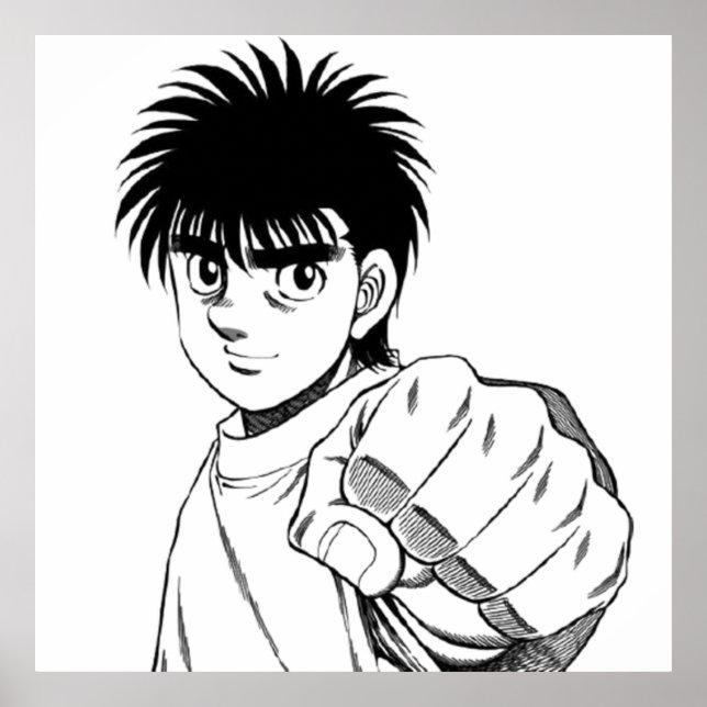 Poster Camiseta Hajime No Ippo (Frente)