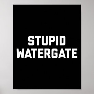 Poster Camiseta Impeach Trump Idiota Watergate 