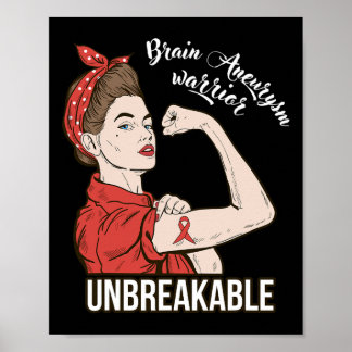 Poster Camiseta Inquebrantável Presente Guerreiro da Cons