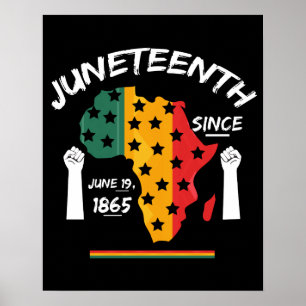 Poster Camiseta Juneteenth Desde 19 de Junho de 1865 Free