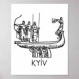 Poster Camiseta Legendary Founders Of Kiev Kyiv Ucrânia T