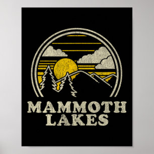 Poster Camiseta Mammoth Lakes Califórnia Ca Vintage Camin