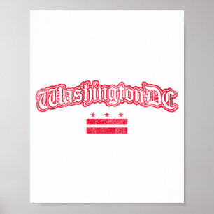 Poster Camiseta Manga Longa de Souvenir da Bandeira Retro