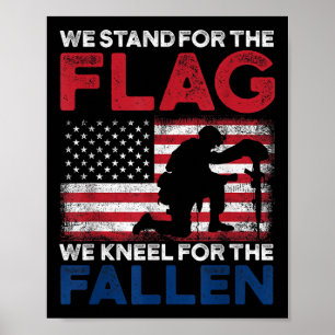Poster Camiseta Patriótica. Vestuário Patriótico do Dia d