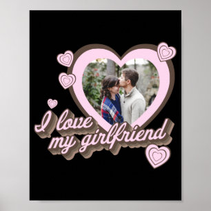 Poster Camiseta Personalizada Eu Amo Minha Namorada