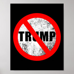 Poster Camiseta Presente Eleição Símbolo Anti Trump