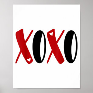 Poster Camiseta Presente Fofo Xoxo Camiseta do Dia dos Na