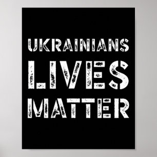 Poster Camiseta Problema Vidas Ucranianas Retro Ucrânia T