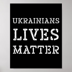 Poster Camiseta Problema Vidas Ucranianas Salve Ucrânia T