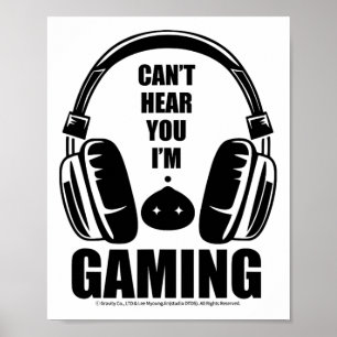 Poster Camiseta Ragnarok Poring Gamer Meme – Não Posso Ou
