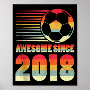 Poster Camiseta Regata de Aniversário de 8 Anos de Futebo