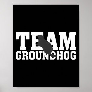 Poster Camiseta Regata Engraçada do Dia da Toupeira da Eq