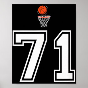 Poster Camiseta Regata Vintage Branca Estilo Basquete Núm