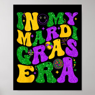 Poster Camiseta Retro do Festival da Minha Era de Mardi G