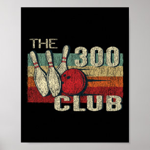 Poster Camiseta Retro Vintage 300 Club - Camiseta de Boli