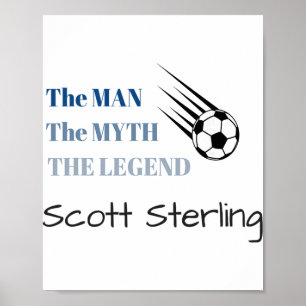 Poster Camiseta Scott Sterling Studio C Fã de Goleiro de 