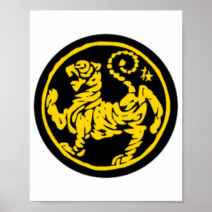 Poster Camiseta Shotokan Tiger T