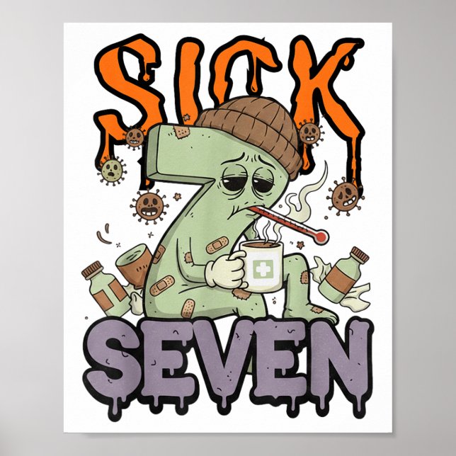 Poster Camiseta Sick Seven Meme 67 Seis Sete Jogo de Pala (Frente)