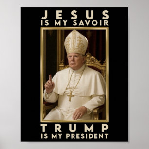 Poster Camiseta Trump Para Papa Presidente Trump Camiseta