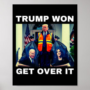 Poster Camiseta Trump Venceu Se Foda Eleição Mega Venceu