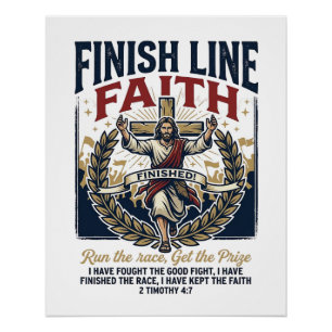 Pôster Camiseta Vintage Jesus Correndo Maratona Gráfica C