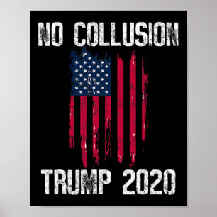 Poster Camiseta Vintage Sem Conluio Bandeira Dos EUA Pro