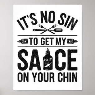 Poster Camisetas De Churrasco Engraçadas Para Homens Mulh