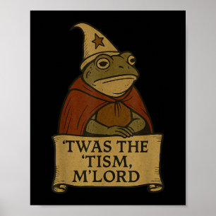 Poster Camisetas De Meme Engraçadas Foi O Senhor Do Tismo