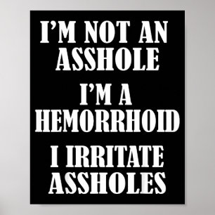 Poster Camisetas engraçadas com dizer que não sou um bura