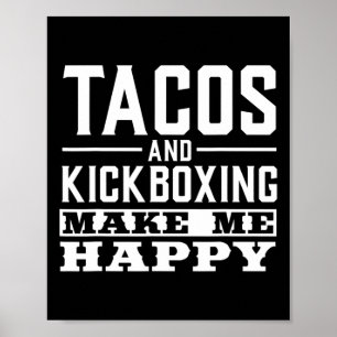 Poster Camisetas engraçadas de taco Tacos e camisetas de 